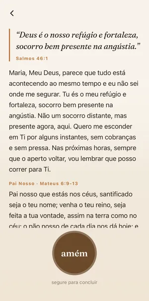 Tela 3 do Pausa com Deus