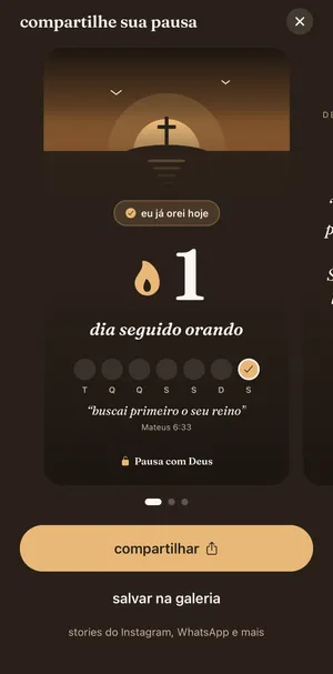 Tela 5 do Pausa com Deus
